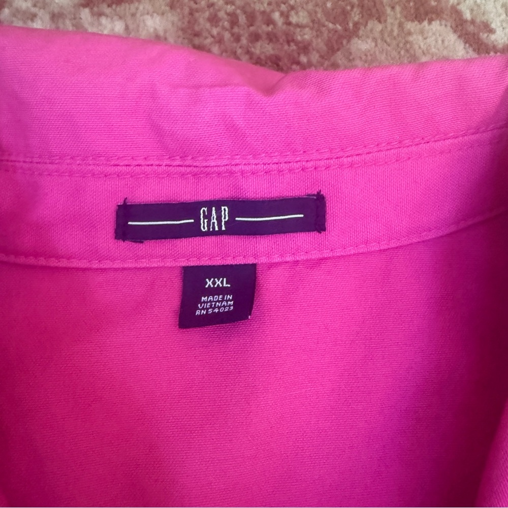 GAP Vibrant Pink Coat! Size XXL - Picture 3 of 7